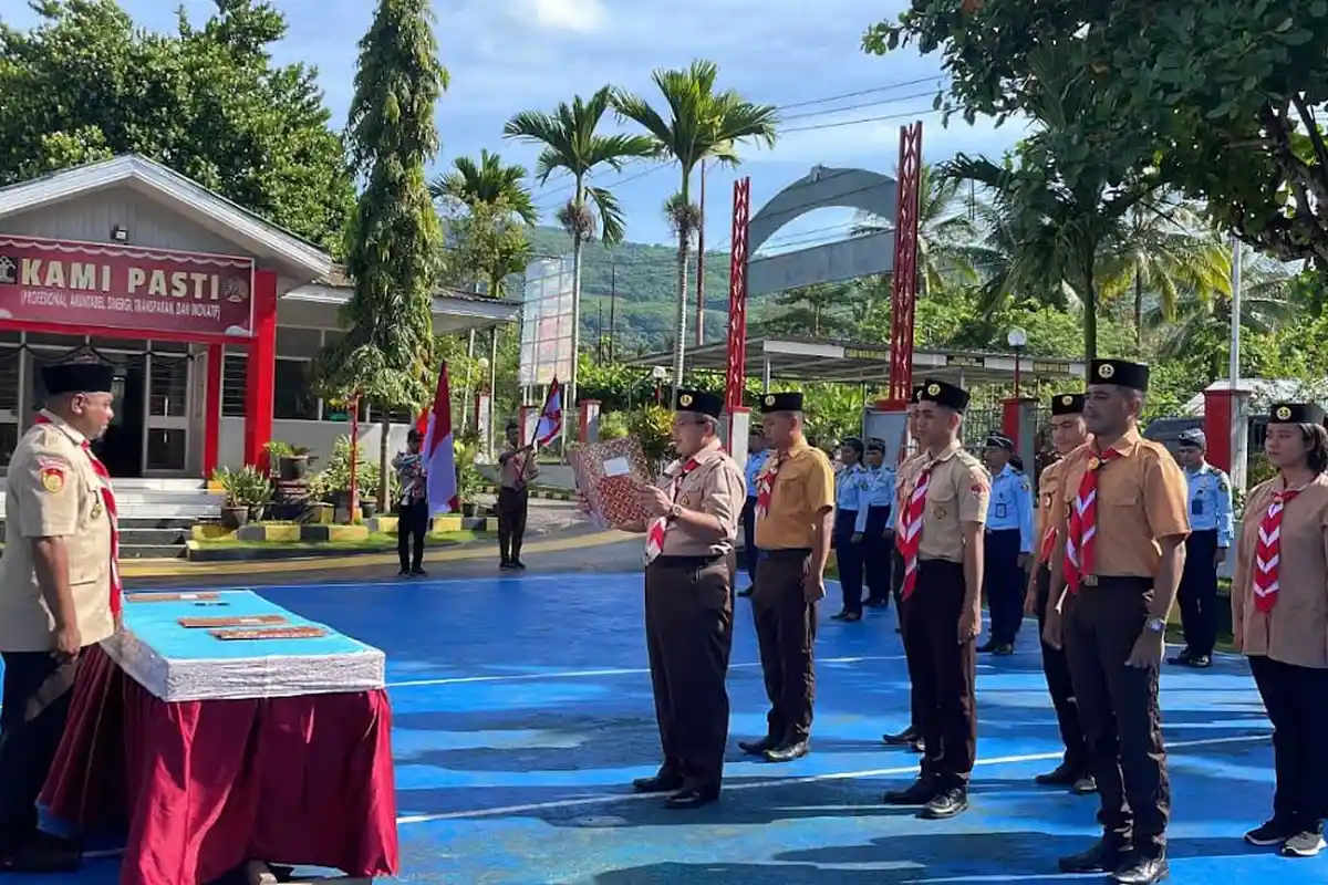 Lapas Kalabahi Alor Kukuhkan Gerakan Pramuka Gugus Depan