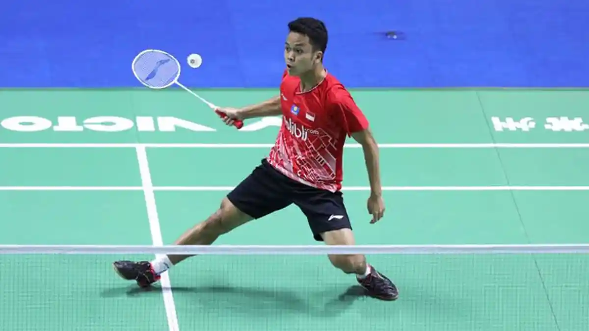 Anthony Sinisuka Ginting Menikung Kantaphon Wangcharoen dan Melaju ke Babak Kedua Korea Open 2019
