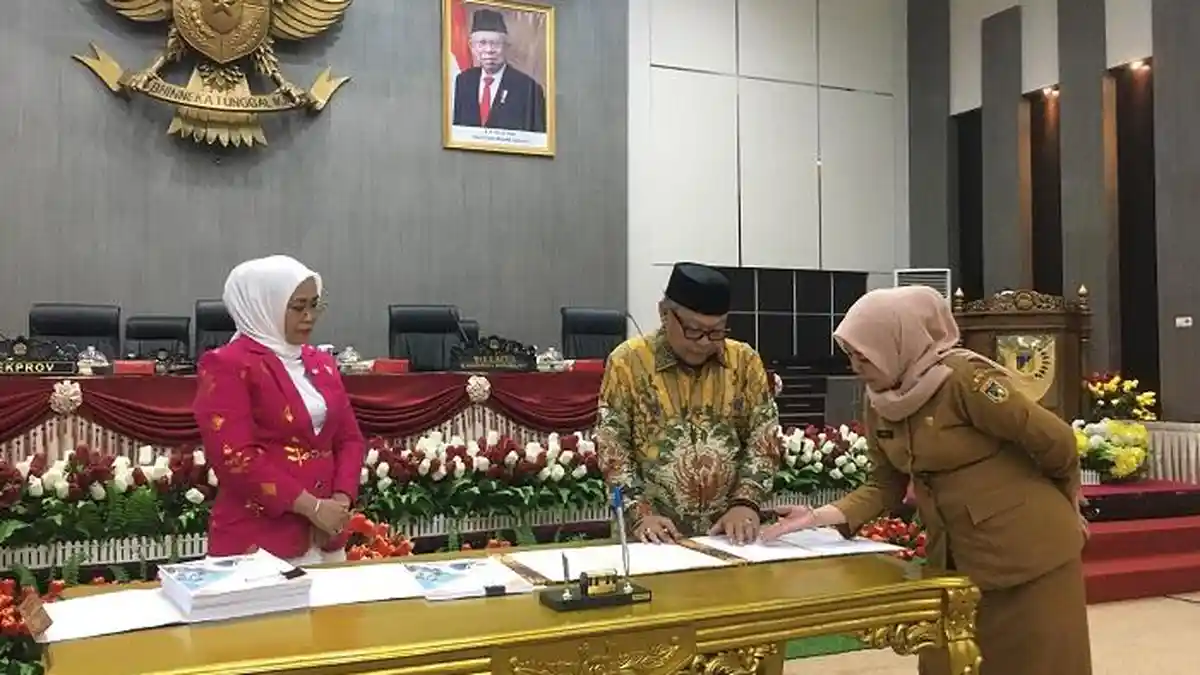 KUPA dan PPAS APBD Perubahan 2024 Diteken DPRD Sulteng