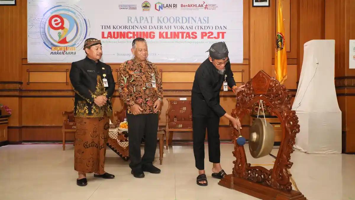 Percepat Pengurangan Pengangguran, Pemprov Jateng Luncurkan Klintas P2JT