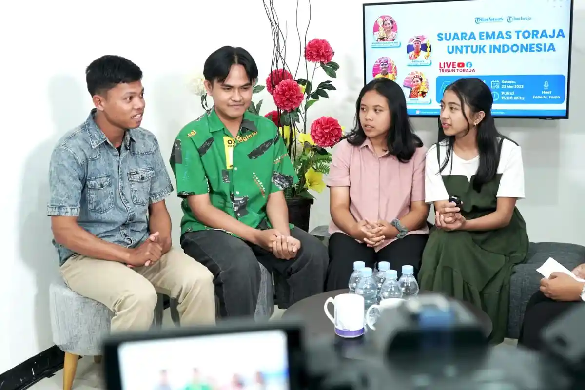 Empat Pemuda Toraja di Paduan Suara Gita Bahana Nusantara Ingin Ketemu Presiden Jokowi