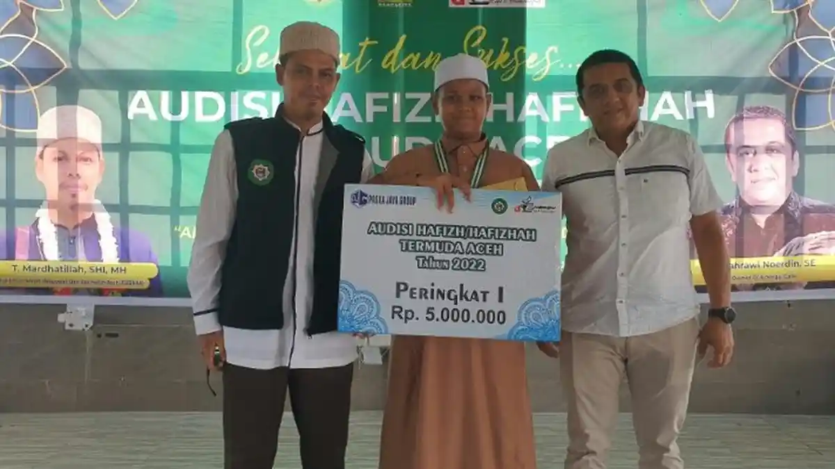 Farhan Ridhallah Terpilih jadi Hafizh Termuda Aceh Tahun 2022