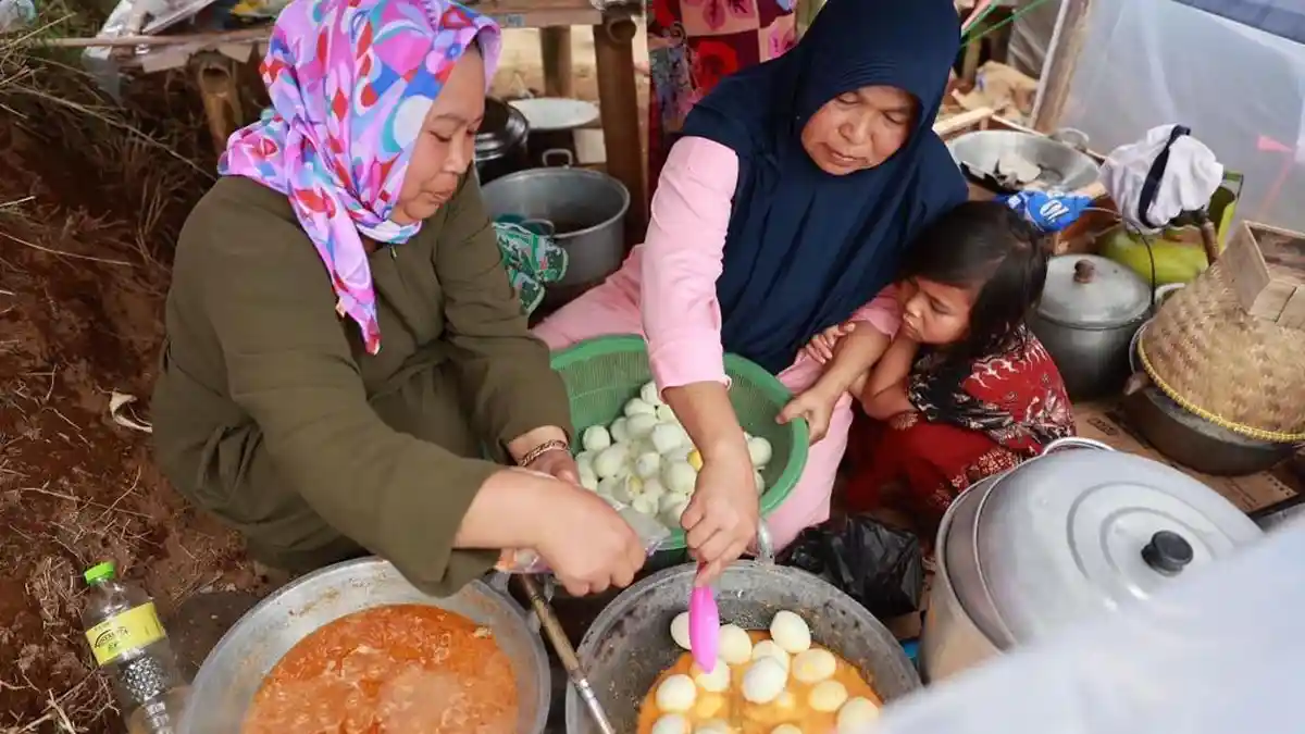 Sasar 9 Desa di 5 Kecamatan, Harika Jalankan Program Dapur Warga untuk Korban Gempa Cianjur