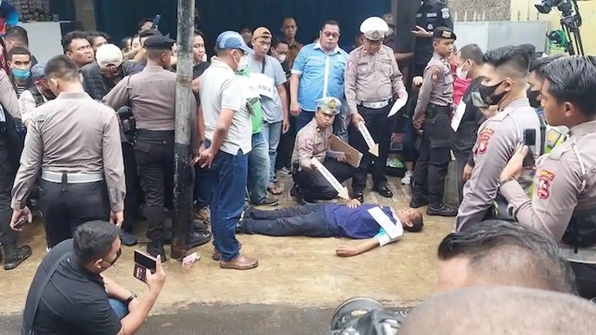 Sembilan Reka Adegan Rekonstruksi Ulang Kasus Kecelakaan Mahasiswa UI dan Purnawirawan Polisi