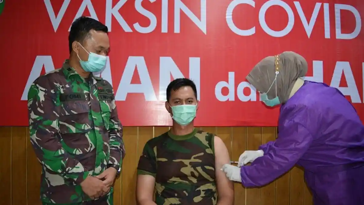 Dandim Bagi Pengalaman Usai Divaksin, Oke Kistiyanto: Alhamdulillah Sehat dan tidak Ada Efek Samping