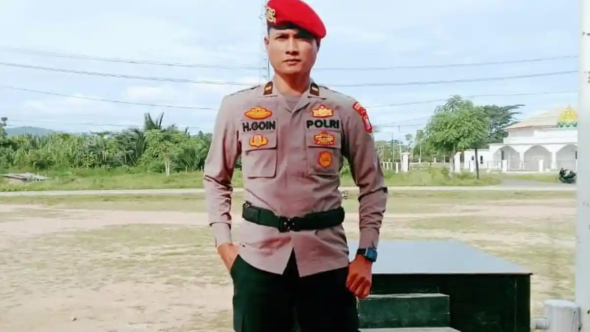 Profil Ipda Hanafi Goin, Danpas Pengibar Bendera Merah Putih HUT ke 80 RI di Taliabu