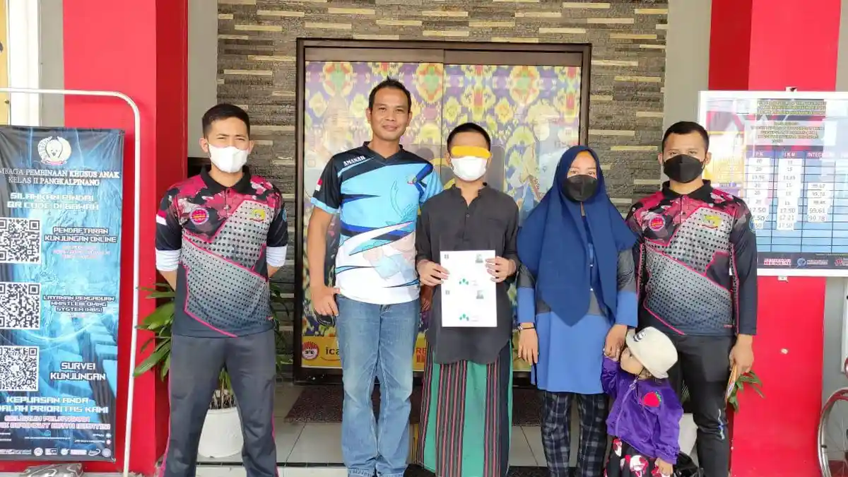 Bahagianya Iksan Bisa Kembali Ke Pangkuan Keluarga, Ia Dinyatakan Bebas Melalui Program Asrum
