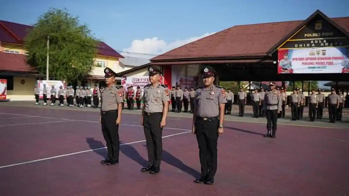 44 Personel Polres Pidie Naik Pangkat, Ini Pesan Kapolres