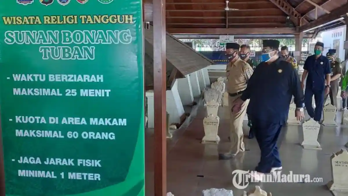 Wisata Religi Makam Sunan Bonang Tuban Kembali Dibuka, Ada Aturan Protokol Kesehatan bagi Pengunjung