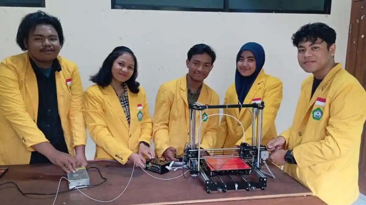 Mahasiswa Unkhair Ternate Berhasil Kembangkan Prototipe Pillars Inovasi Printer 3 Dimensi