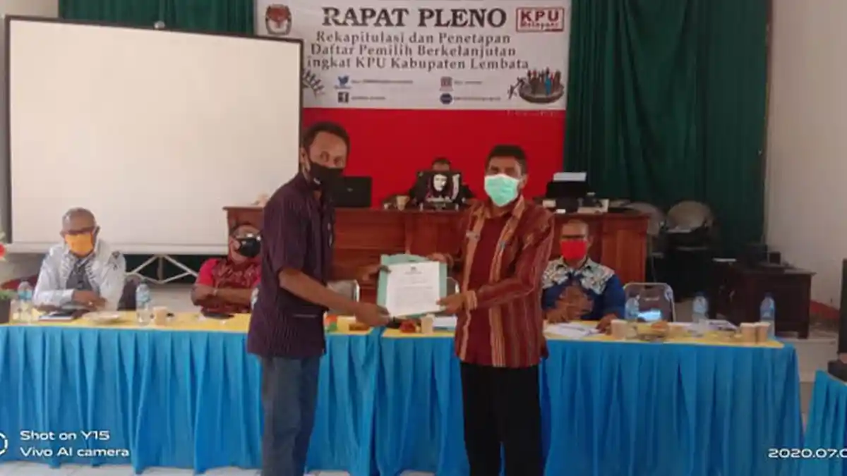 KPU Lembata Pastikan Daftar Pemilih Berkualitas