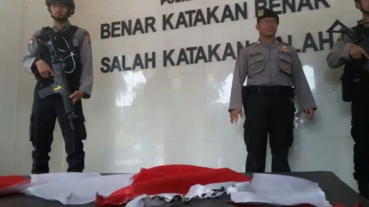 Pelaku Pembakar Umbul-Umbul Merah Putih di Bogor Mengaku Anti NKRI