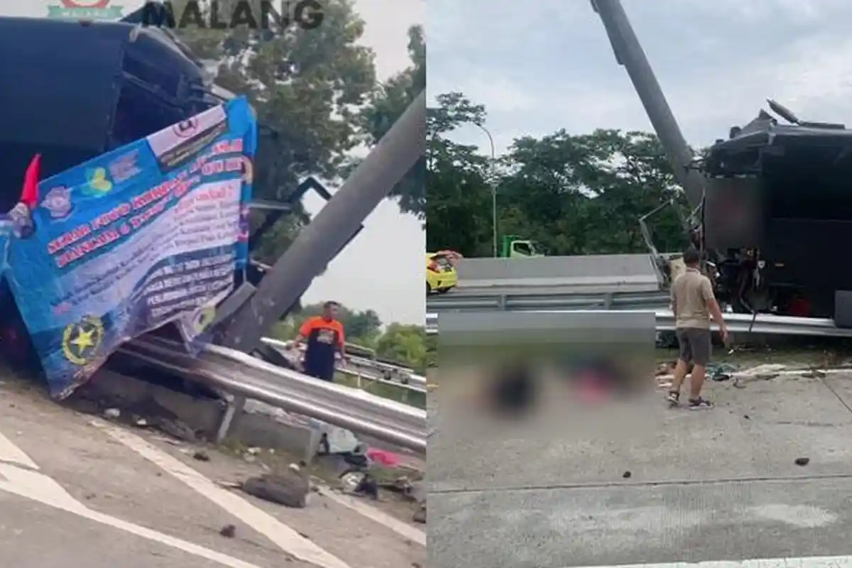 Identitas 2 Korban Meninggal Kecelakaan Bus Brimob di Tol Pandaan Malang, Siswi dan Pensiunan PNS