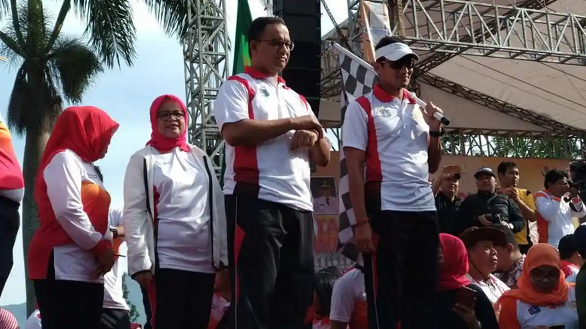 Sandiaga Uno: Tidak Ada Mobil Rombongan Pak Anies yang Ditilang di Bogor