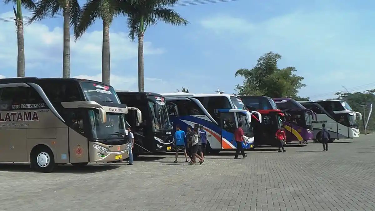 Om Telolet Om, Begini Jadinya Jika Belasan Bus Ikuti Lomba Bunyi Klakson Telolet