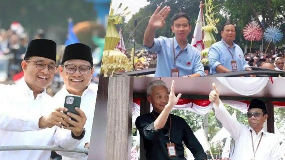 MAKIN Sengit! Hasil Survei Terbaru Pilpres 2024, Prabowo-Gibran Melejit Ungguli Ganjar-Mahfud & AMIN