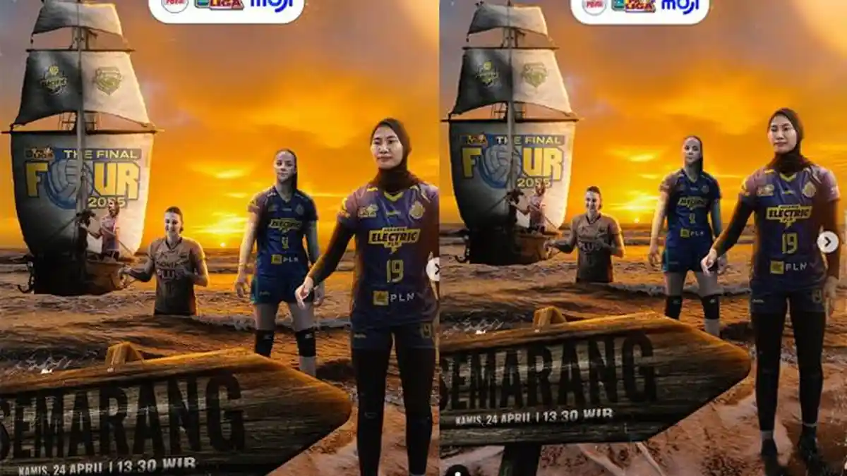 LINK NONTON Megawati Hangestri Main di Final Four Proliga 2025, Gresik Petrokimia Sedang Main