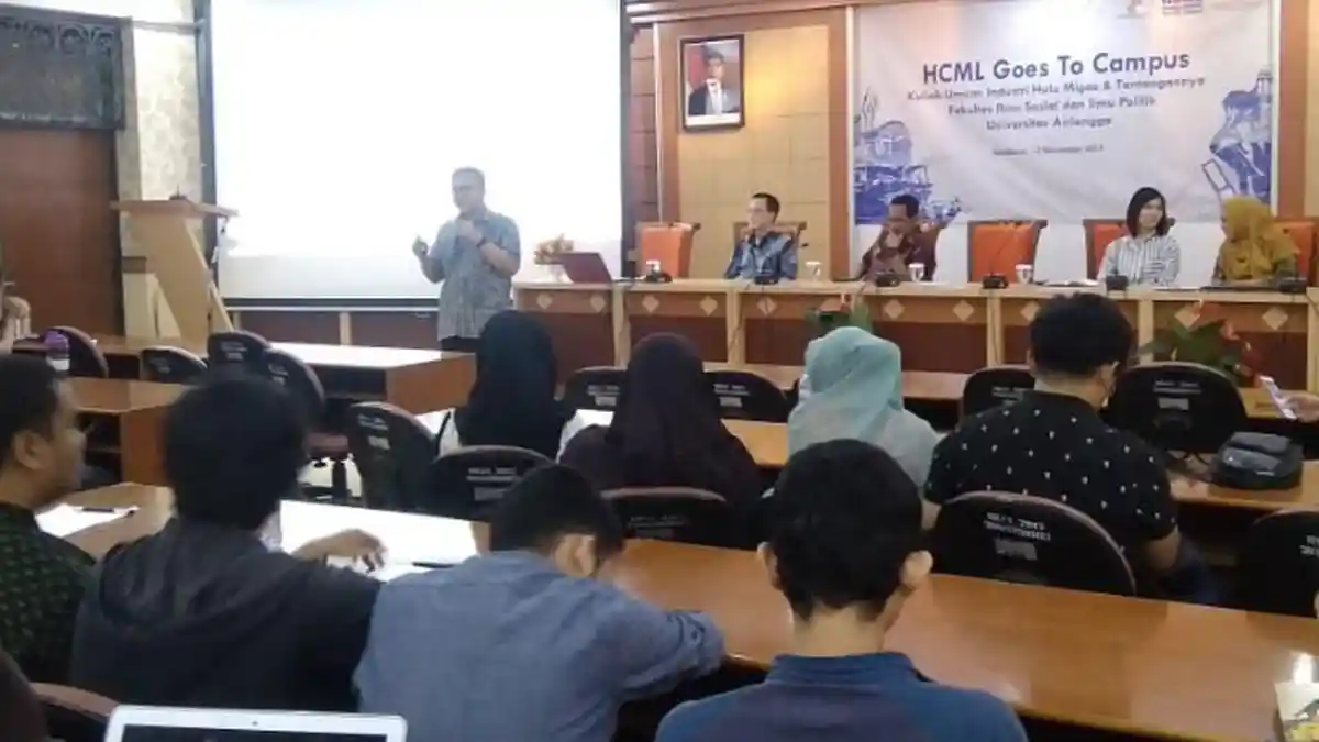 Saat HCML Tantang Mahasiswa Fisip Unair untuk Jadi Bagian Industri ...