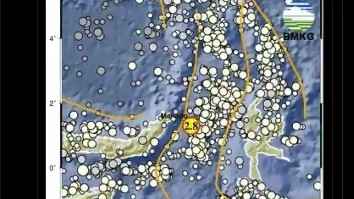 Baru Saja Terjadi Gempa Bumi di Bitung Sulawesi Utara, Jumat 15 Mei 2026