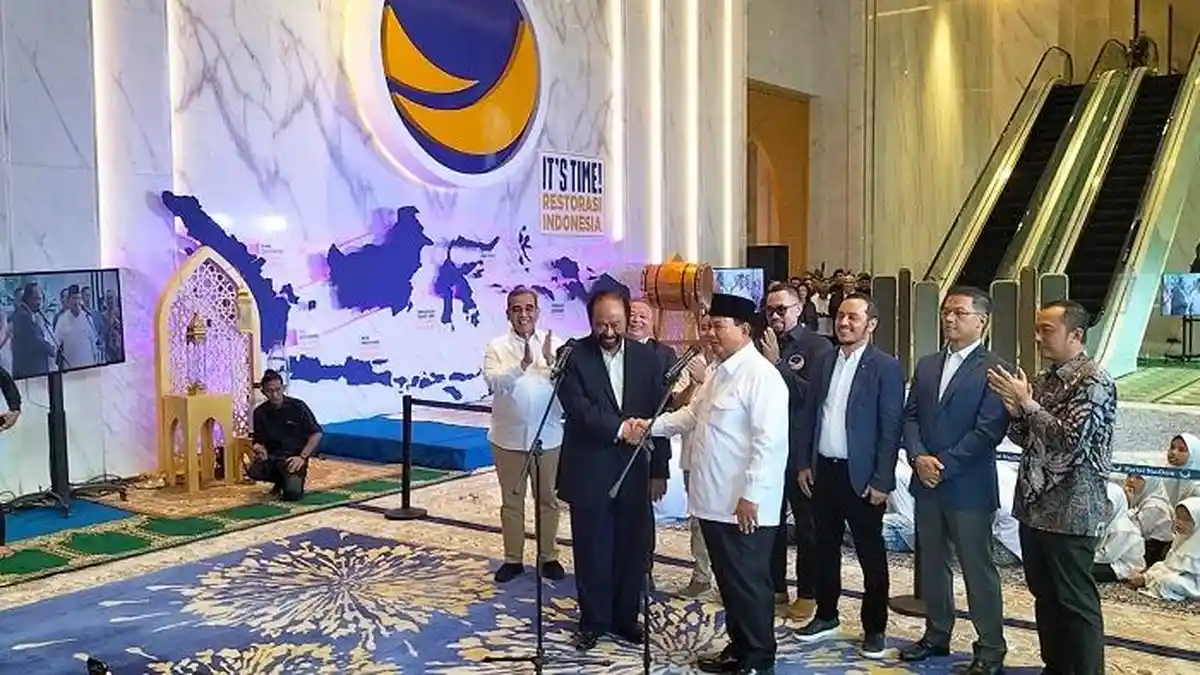 Bertemu di NasDem Tower, Prabowo Subianto Kasih Sinyal Ajak Surya Paloh Gabung ke Koalisinya