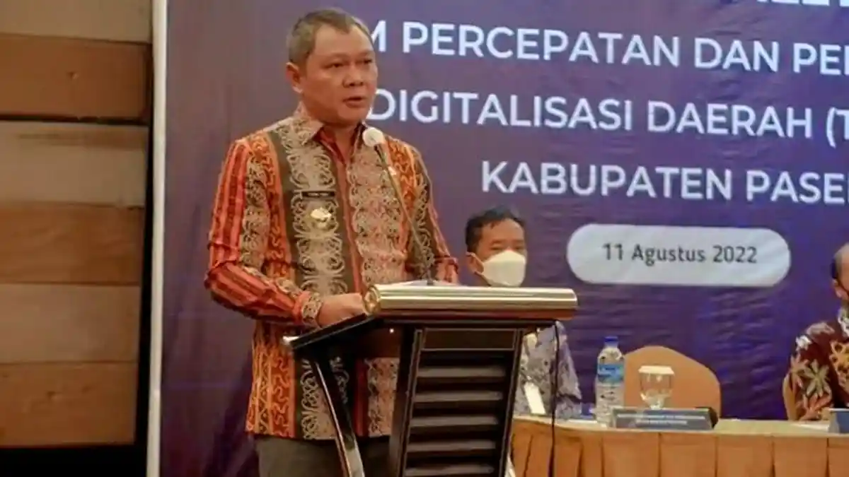 Buka High Level Meeting, Bupati Paser Berharap TP2DD Percepat Pembangunan Digitalisasi Daerah