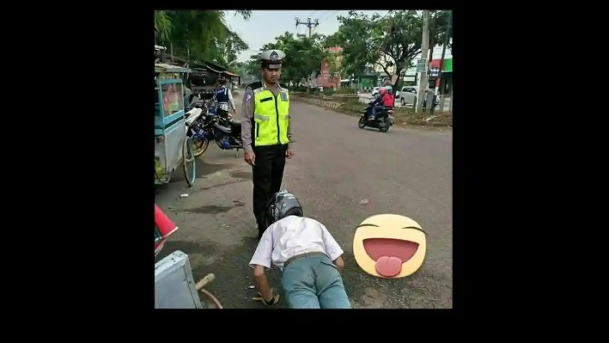 Bawa Helm tapi Tak Dipakai, Begini Nasib Siswa Ini Selanjutnya