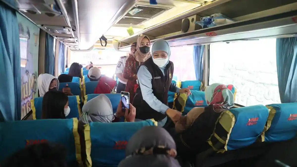 Cara Daftar dan Syarat Mudik Gratis 2023 Pemprov Jatim Moda Bus, Truk dan Kapal, Tersedia 17 Rute