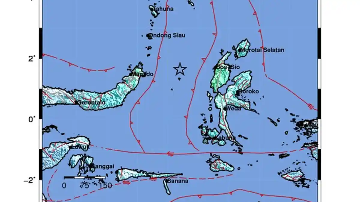 Pascagempa Magnitudo 7,1, BMKG: Halmahera, Ternate, Minahasa Utara dan Bitung Waspada Tsunami