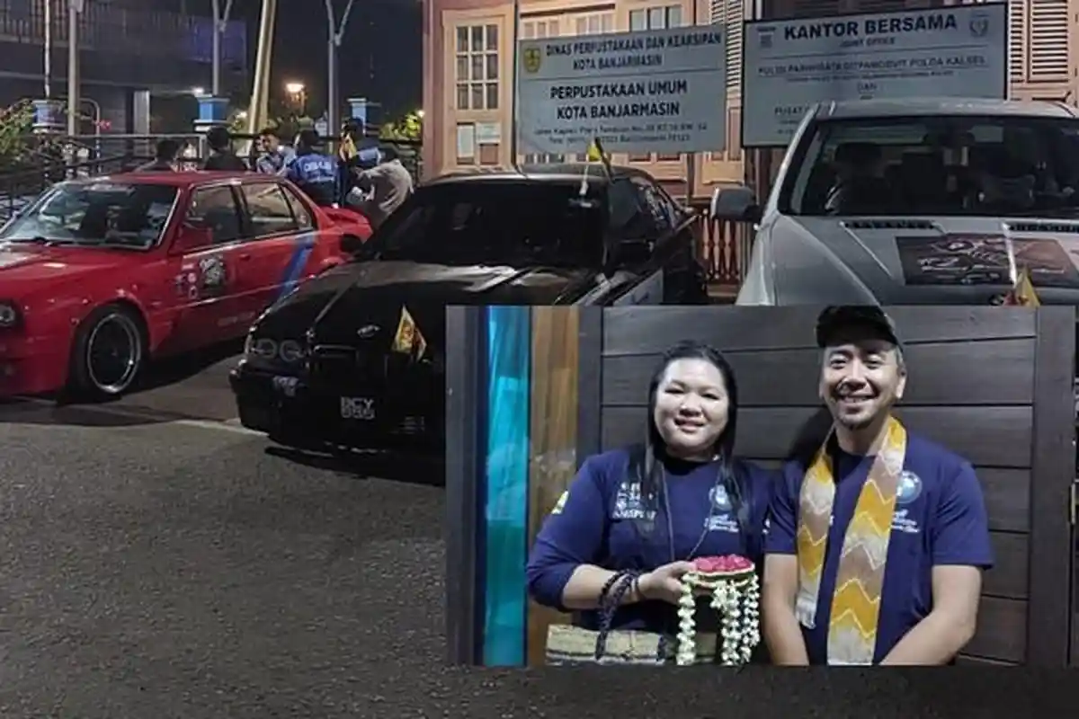 Empat Hari Tempuh Perjalanan ke Banjarmasin, Pehobi BMW Brunei :  Jalurnya Menantang Tapi Asyik