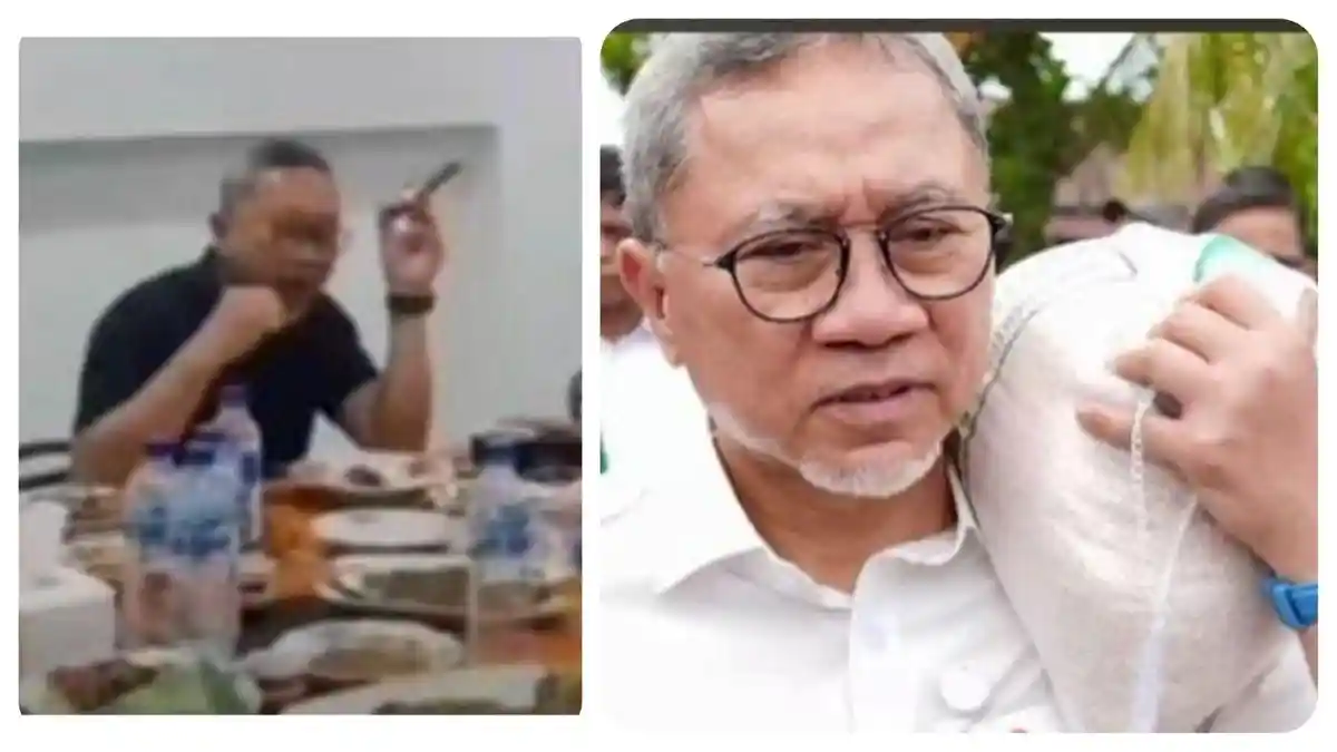 Menko Zulkifli Hasan VIRAL Lagi, Dulu Panggul Beras Sekarang Pegang Cerutu 