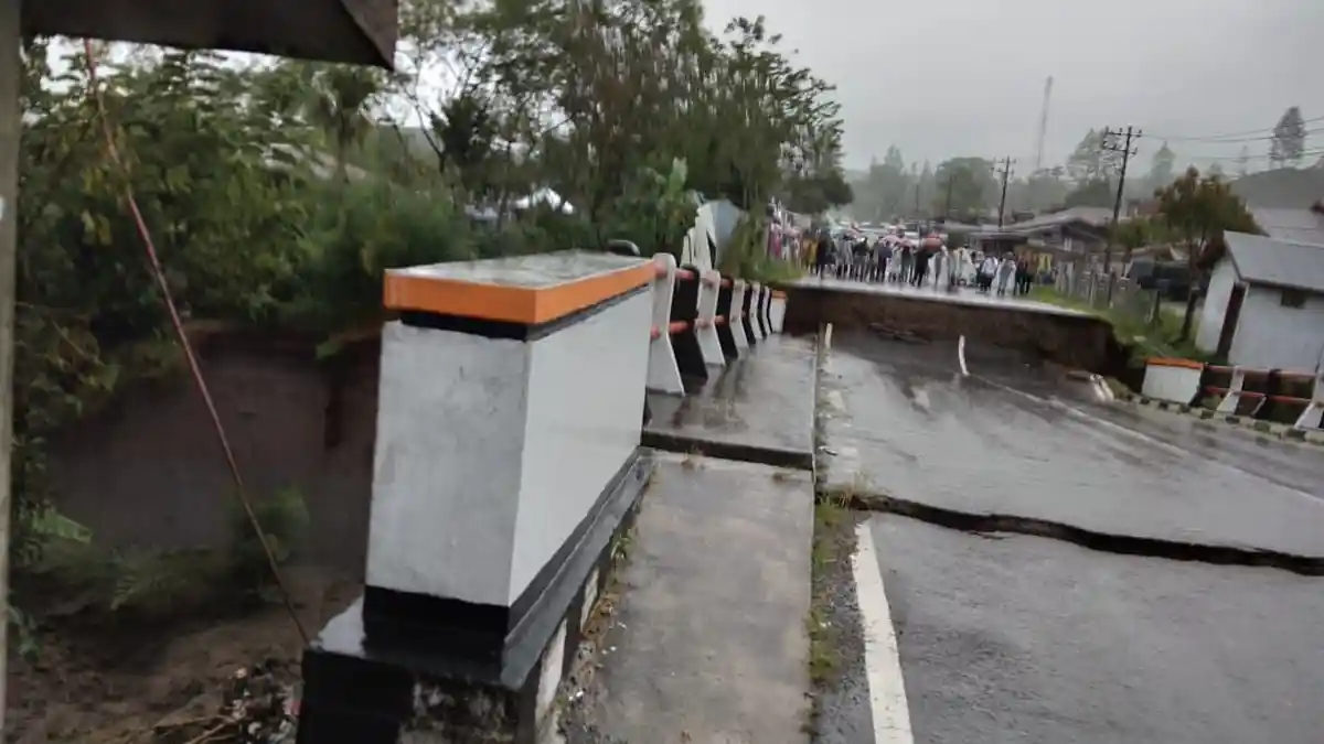 Jembatan Amblas, Akses Jalan Bireuen-Takengon Dialihkan Melalui Pante Raya-Simpang Teritit