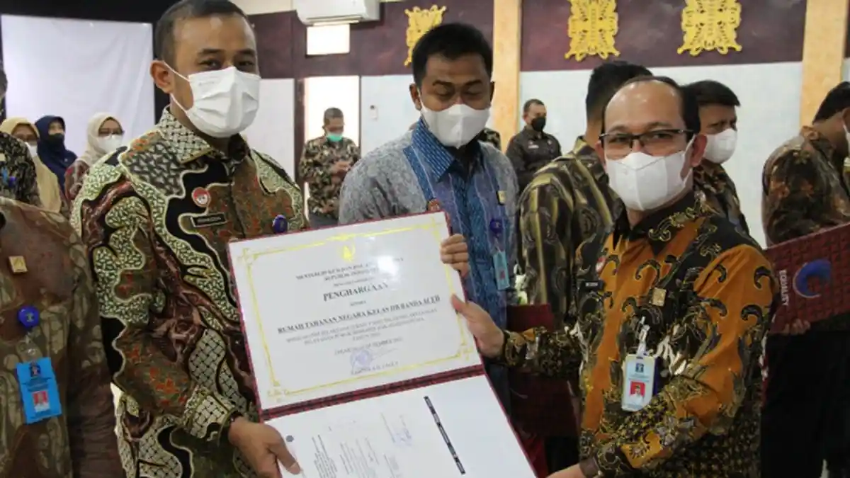 Rutan Kelas IIB Banda Aceh Dapat Penghargaan dari Menteri Kemenkumham RI, Ini Barometernya