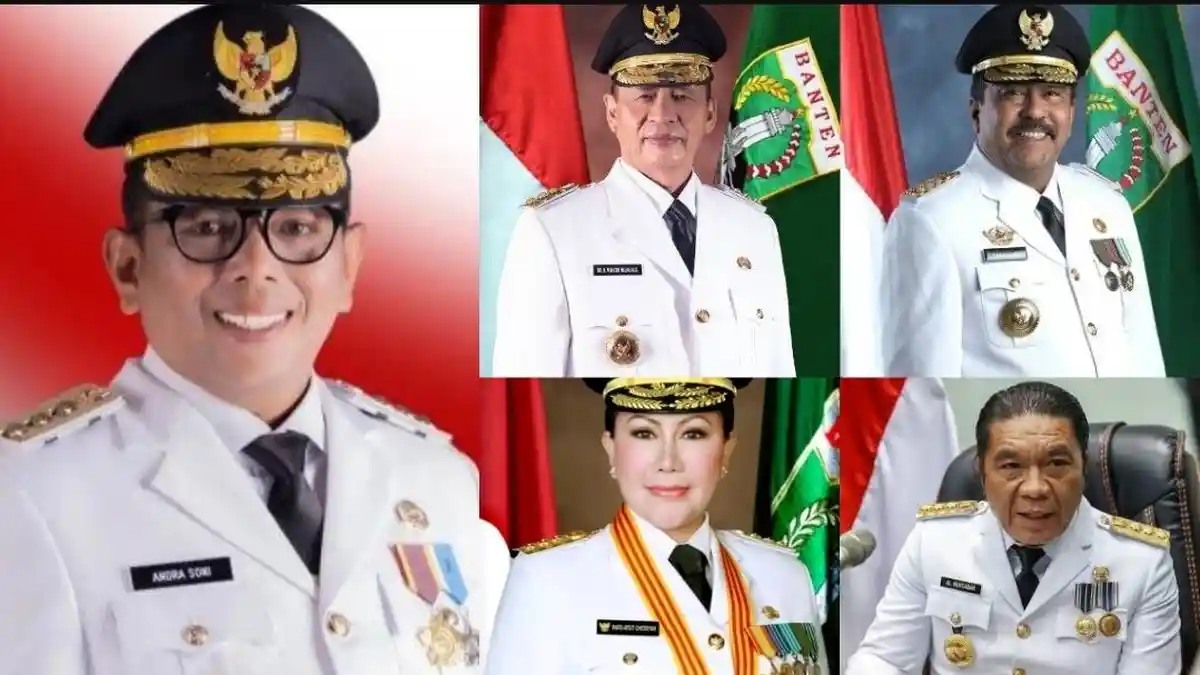 HUT ke-25 Provinsi Banten: Ini Daftar 8 Gubernur Banten dari Masa ke Masa