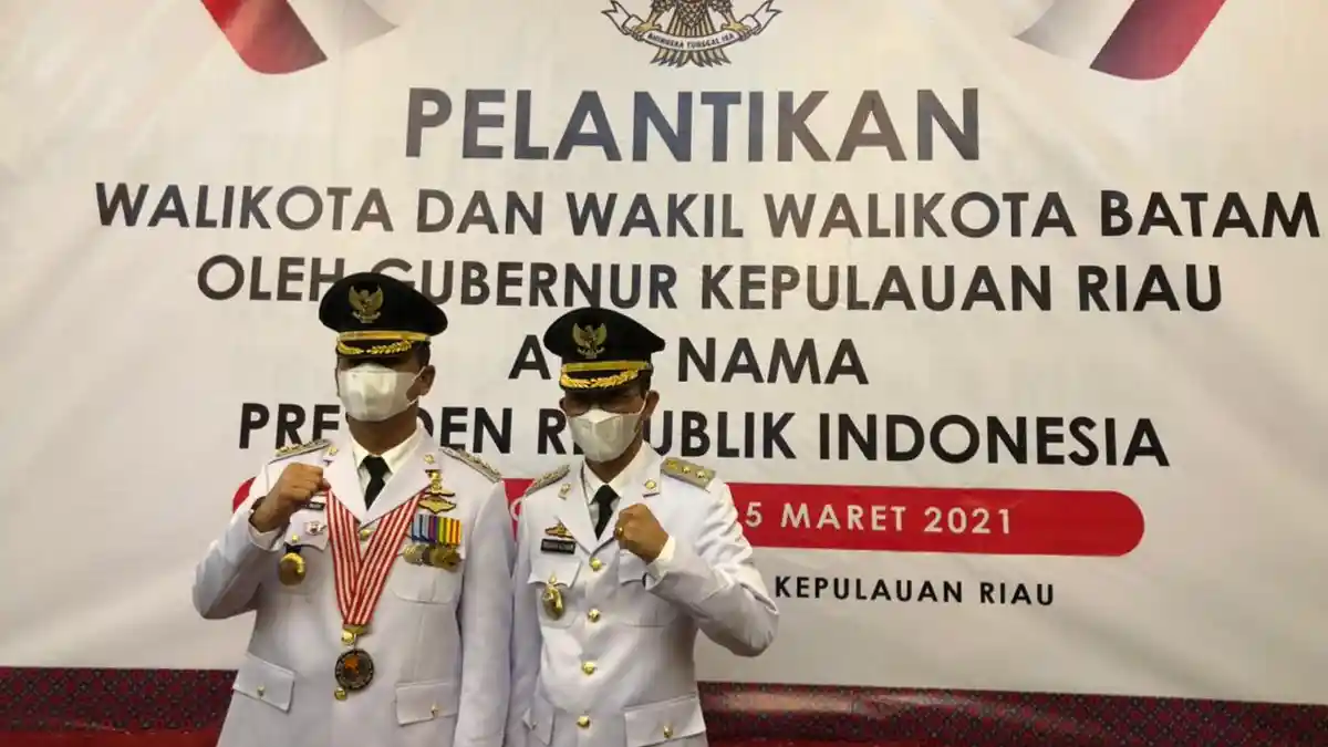 BREAKING NEWS - Pagi Ini Muhammad Rudi Dilantik Jadi Wali Kota Batam, Amsakar Achmad Wakil