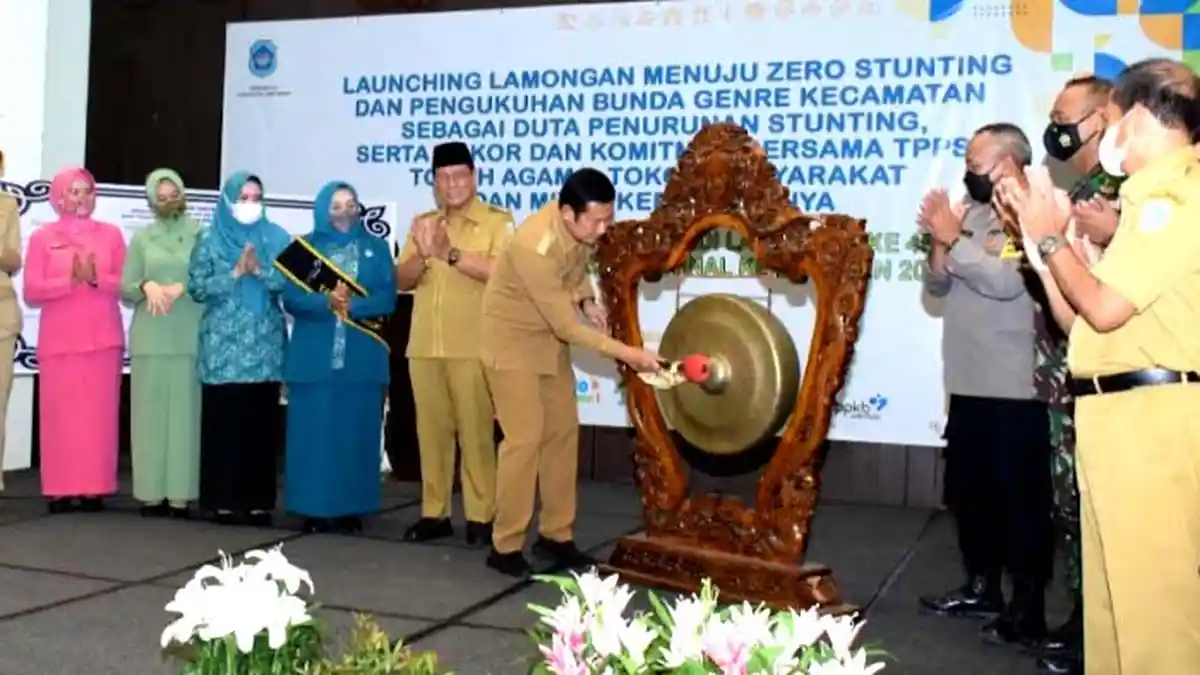 Mengejar Zero Stunting, Pemkab Lamongan Terjunkan 1.038 TPK Beranggotakan 3.108 Orang