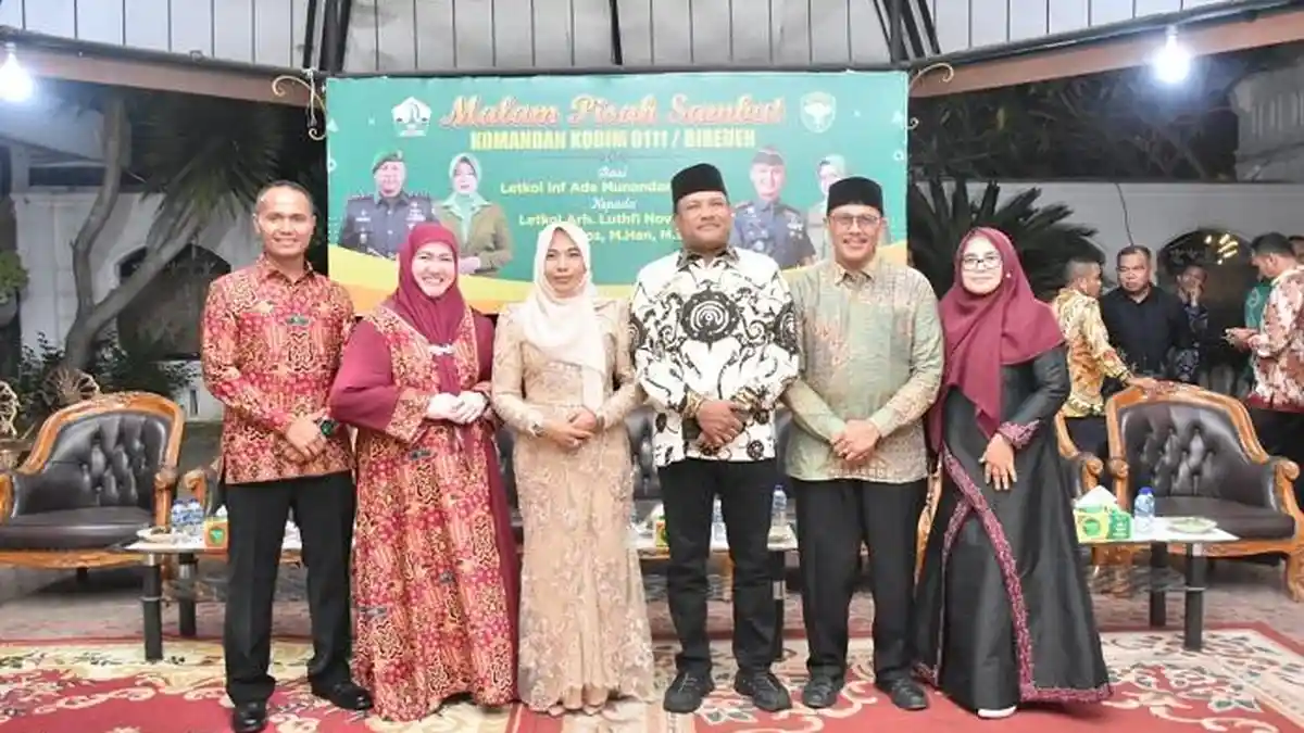 Pemkab Bireuen Gelar Lepas Sambut Dandim dari Letkol Inf Ade Munandar ke Letkol Arh Luthfi Novriadi
