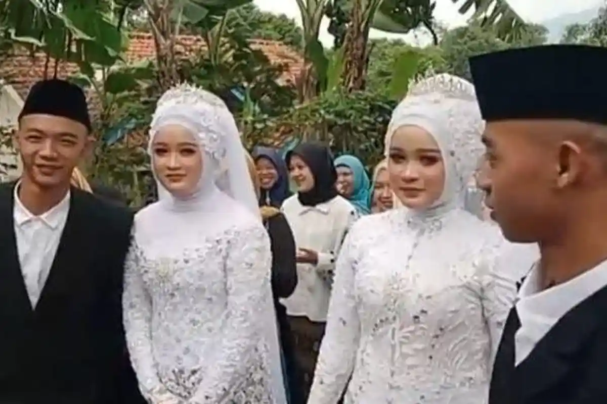 WADUH! Pemuda Kembar yang Nikahi Gadis Kembar Akui Tak Hanya Salah Pegang Tapi Juga Tertukar