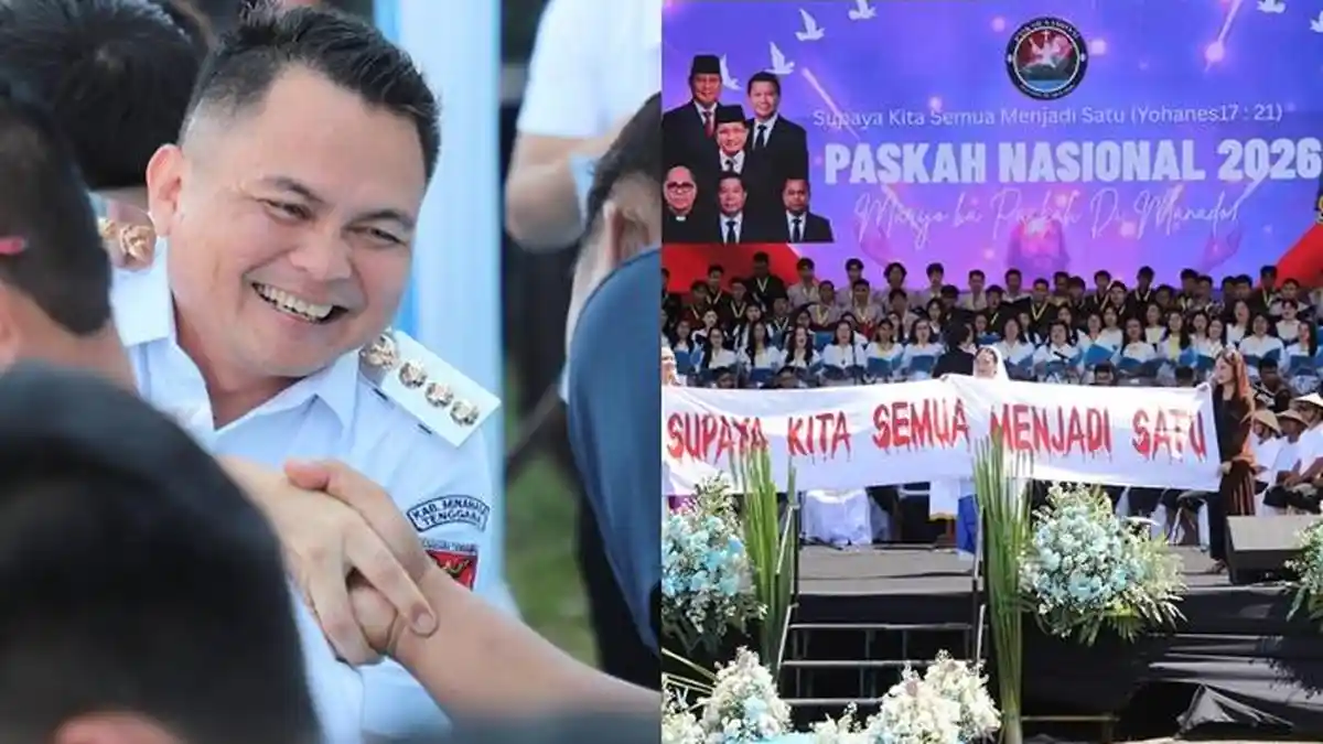 Hadir di Paskah Nasional, Bupati Mitra Ronald Kandoli Suarakan Semangat Persatuan