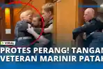 VIDEO - Viral! Senator AS Diduga Patahkan Tangan Veteran Marinir yang Protes “Perang untuk Israel”