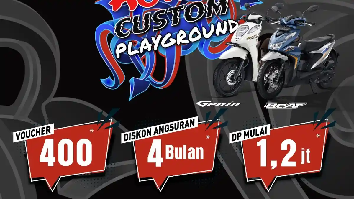 Info Honda Jambi, Sinsen Gelar Honda Custom Playground, Dapatkan Promo Menariknya