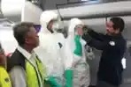 Menlu, Menkes dan Panglima Lepas Tim Evakuasi WNI
