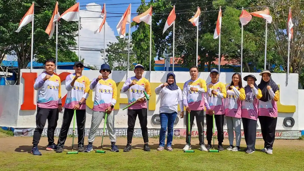Tim PUPR Provinsi Gorontalo Juara Gate Ball Level Provinsi, Kalahkan 14 Tim Utusan OPD