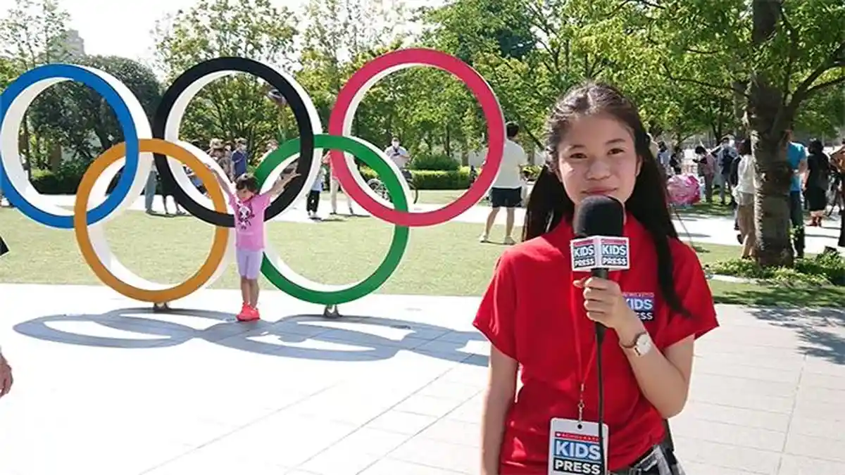 Nanaka Takahashi Jadi Wartawan Cilik, Cari Tahu Orang-orang yang Pro dan Kontra Olimpiade Jepang