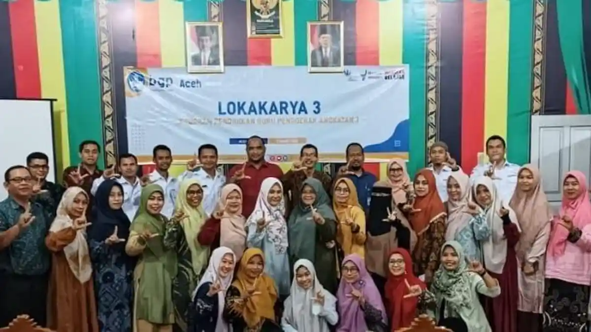 Kacabdisdik Aceh Timur Buka Lokakarya Calon Guru Penggerak