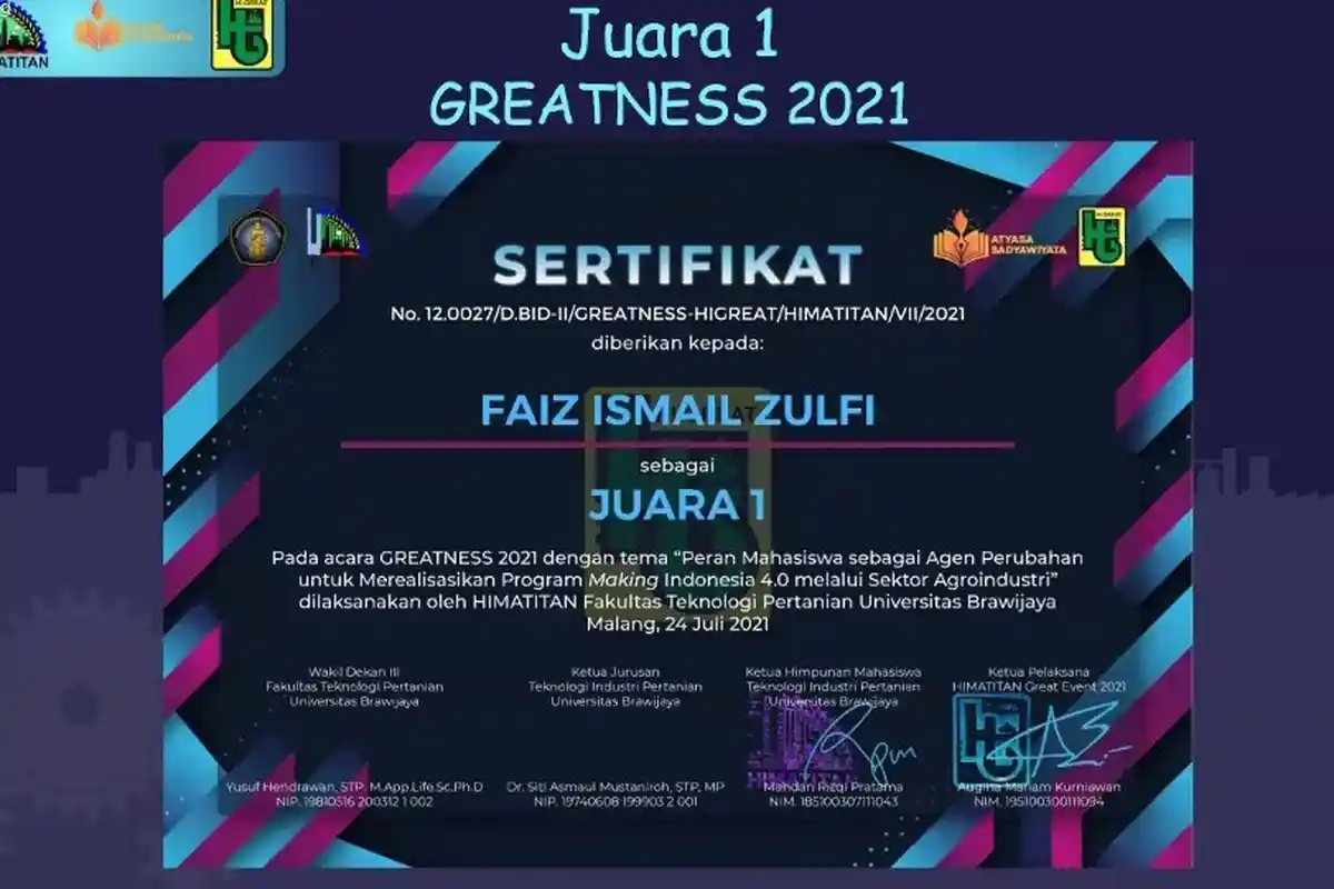 Gagas Sistem Anti-Korosi untuk Alat Industri Karet, Mahasiswa IPB University Raih Juara 1 Lomba Esai