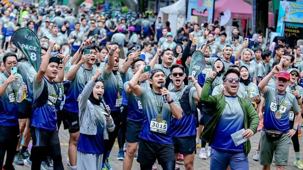 Ribuan Pelari Meriahkan Kahf Kampus Festival UNPAK 5K Fun Run
