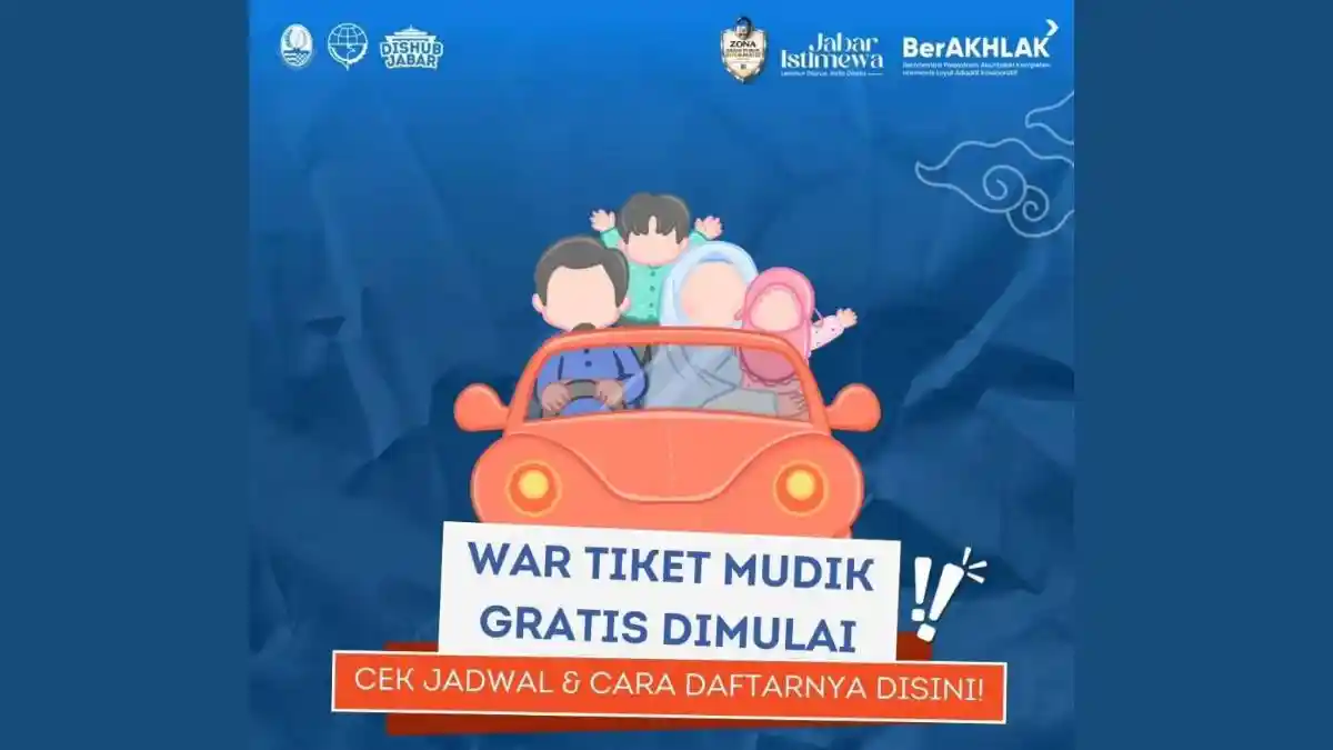 Cara War Tiket Mudik Gratis Jabar 2026 di Sapawarga, Dibuka Mulai Hari Ini