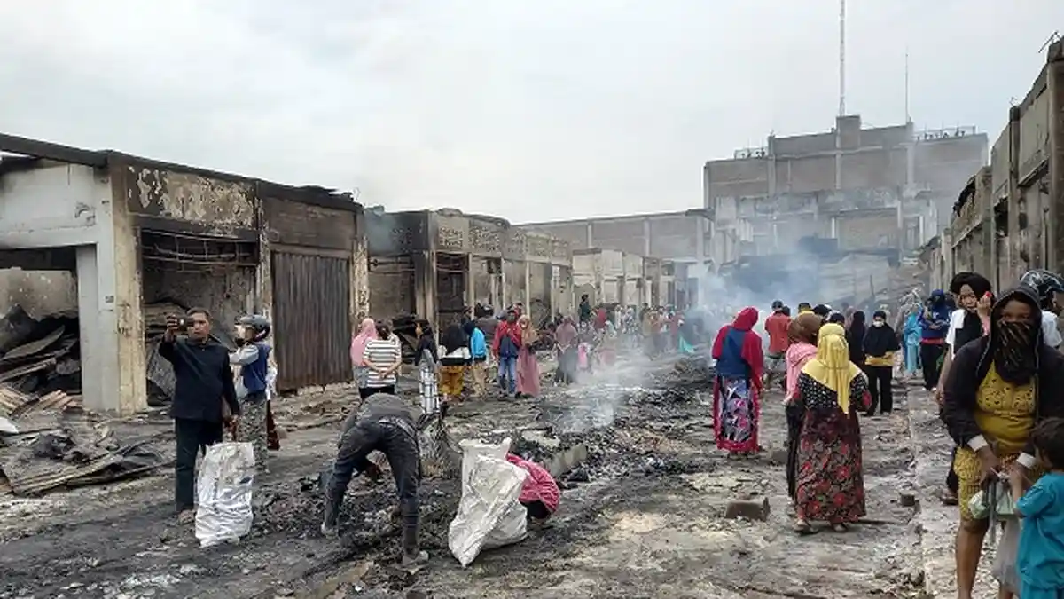 Pascadilalap Api, Begini Kondisi Pasar Inpres Manonda Palu