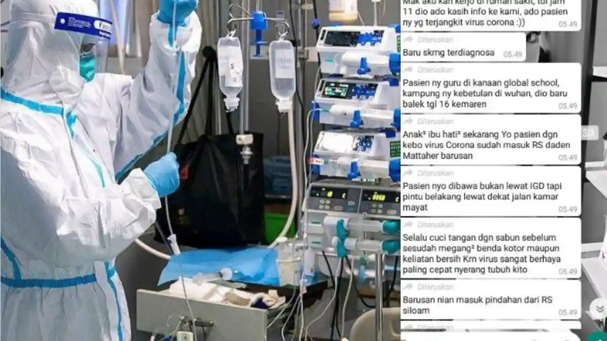 Heboh di Media Sosial Warga Jambi Diduga Tertular Virus Corona, Begini Pengakuan Sang Perawat