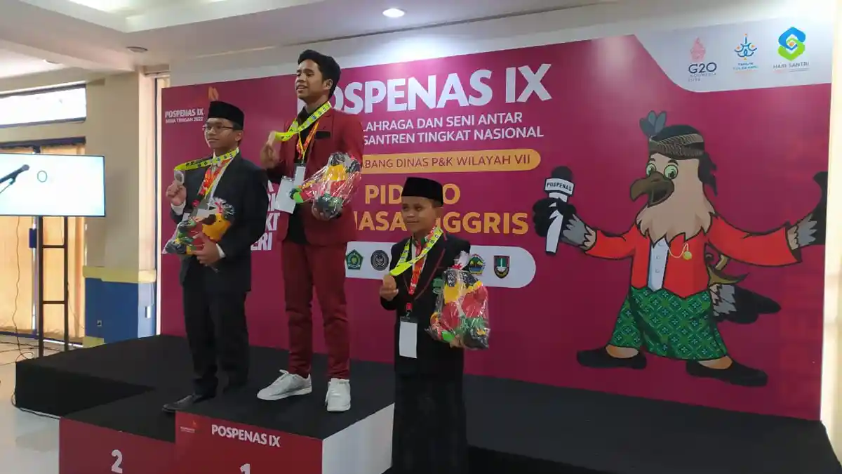 DKI Jakarta Raih Juara Pidato Bahasa Inggris Pospenas IX, Juri: Islam Lebih Luas Ke Penjuru Dunia